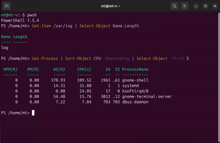 Cross-platform example